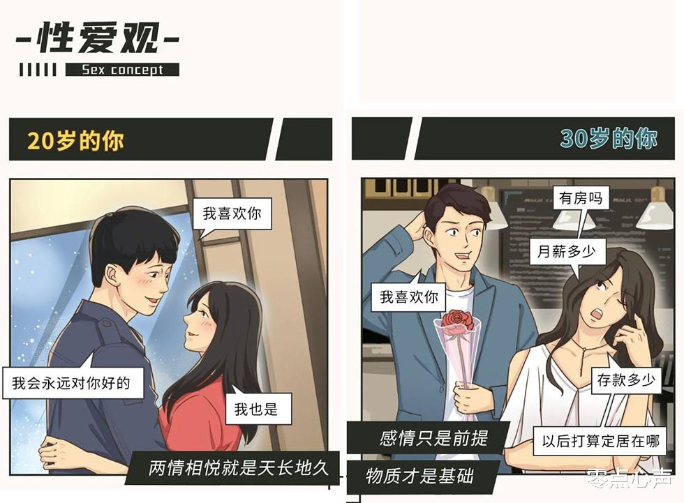 零点心声|恋爱，需趁早！20岁的恋爱观VS30岁的恋爱观，这6种变化很真实