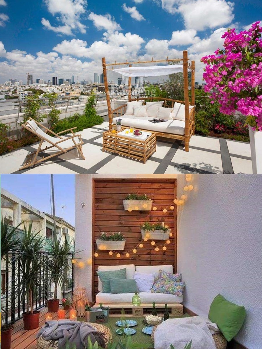 老年小妙招|迷人的露台花园设计，学会这6个造园小窍门，回家自己建一个