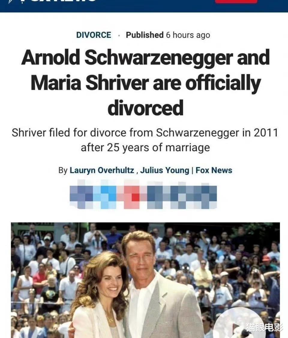 终结者|74岁施瓦辛格和妻子完成离婚！25年婚姻正式完结，离婚用了10年