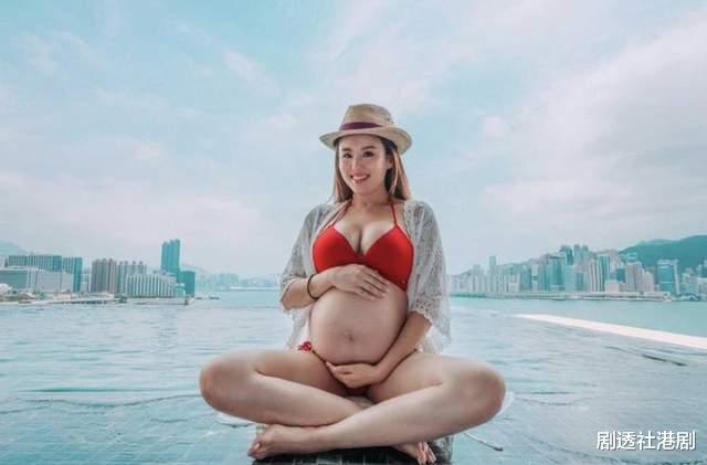 恭喜！39歲TVB前女星懷二胎8個月，大曬孕肚照四肢依舊纖細-圖4
