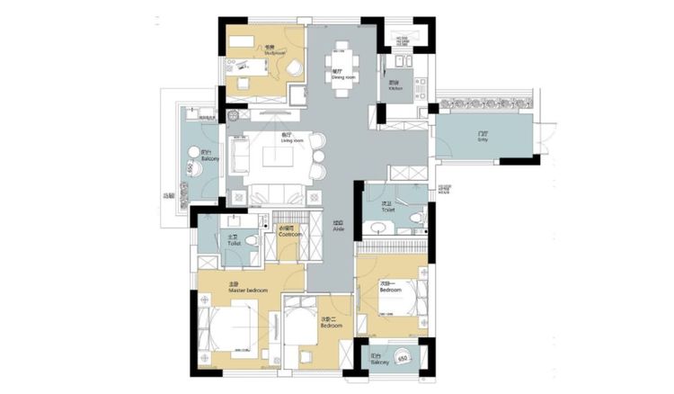 装修设计指南 175平休闲美式风,这样的家住着一定很幸福!