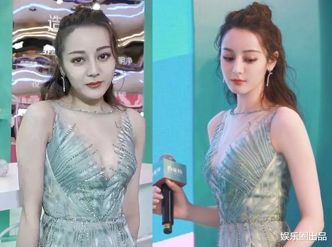 蒋梦婕|迪丽热巴穿低领装旧照被扒，皮肤干涩略显成熟，皮肤太差引起热议