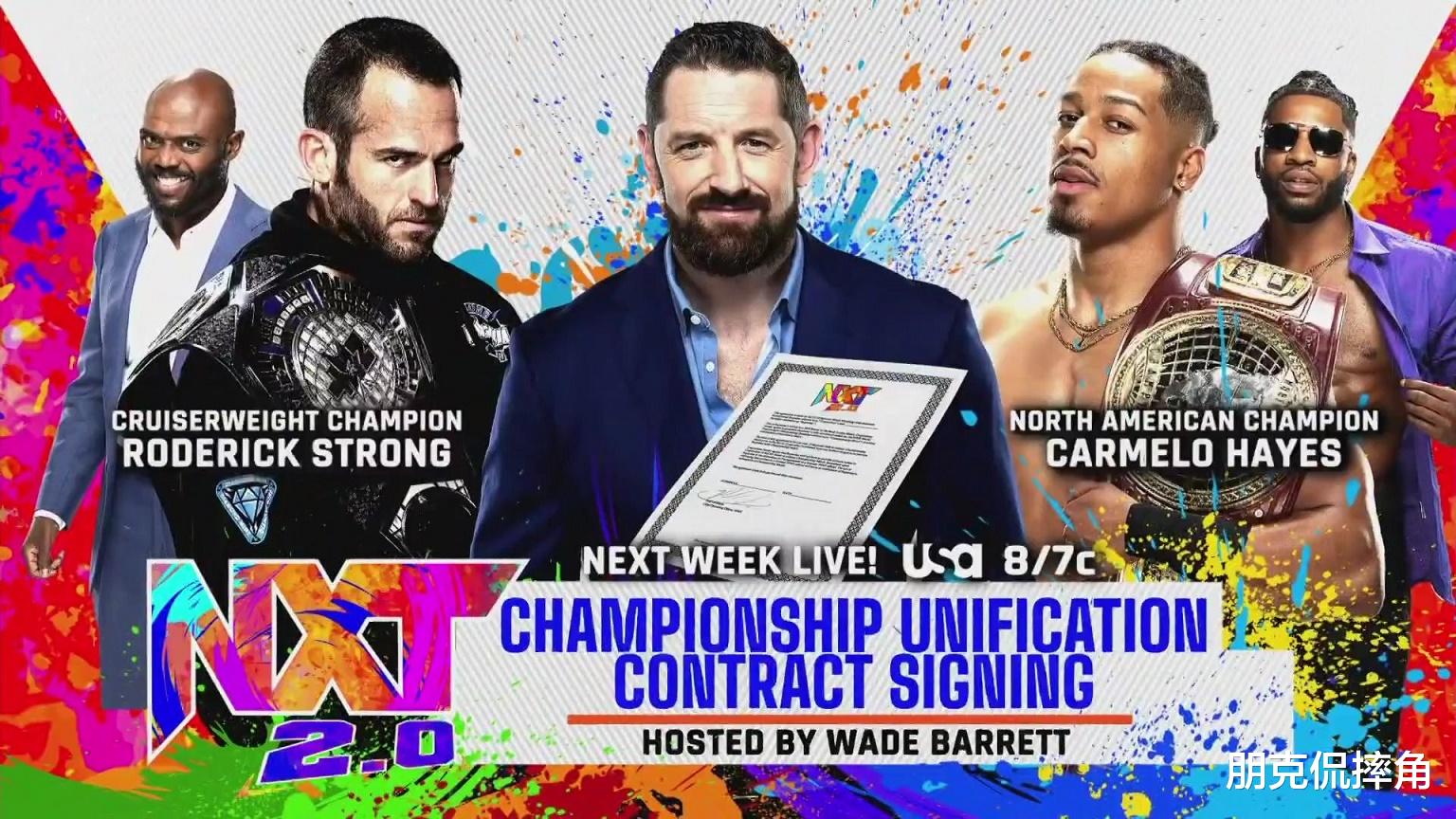 wwe|WWE现象级大师遭后生仔无情嘲讽，NXT重磅腰带统一战正式敲定！