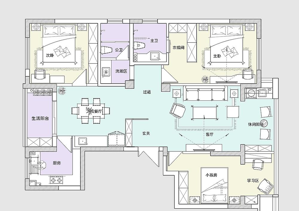 新帝雅|她家的美式风装修,堪称家居界的教科书,看到客厅后,惊艳到我了