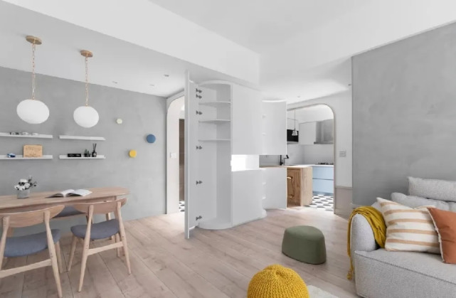 107平对空间做减法，去除不必要的摆设，整个居住更舒心