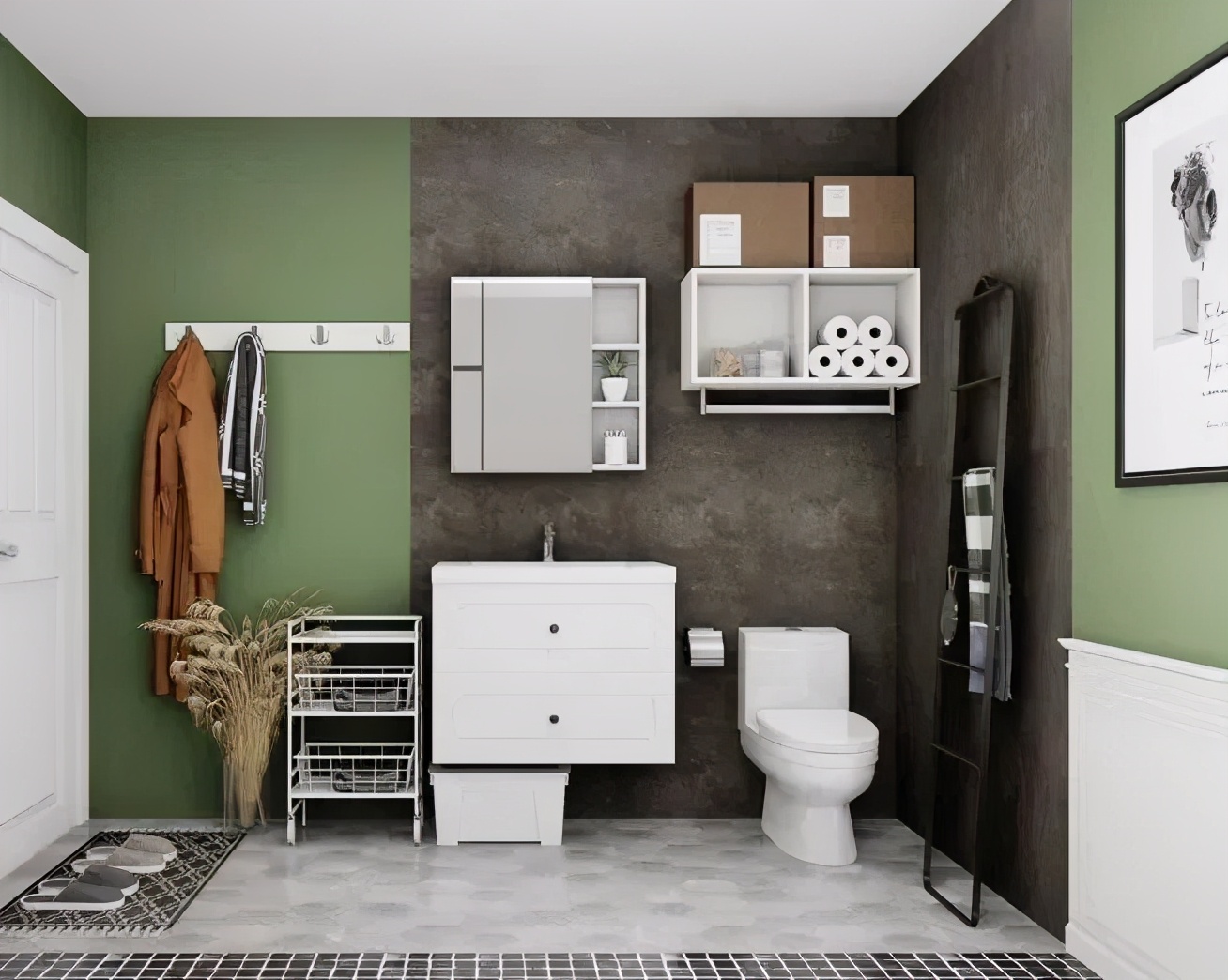 小卫生间就不配干湿分离?我偏不信,装好后邻居惊呼服气!