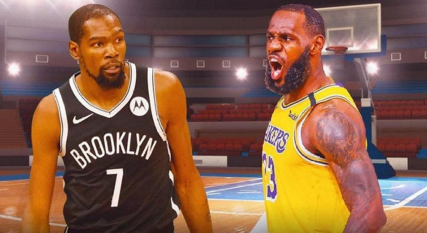 湖人队|2K官方权威预测，湖人无缘2连冠，篮网大赢家，KD力压詹皇夺FMVP