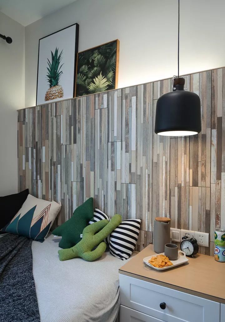 |89m2北欧清新小三房，原来沙发不靠墙，还能这么好看！