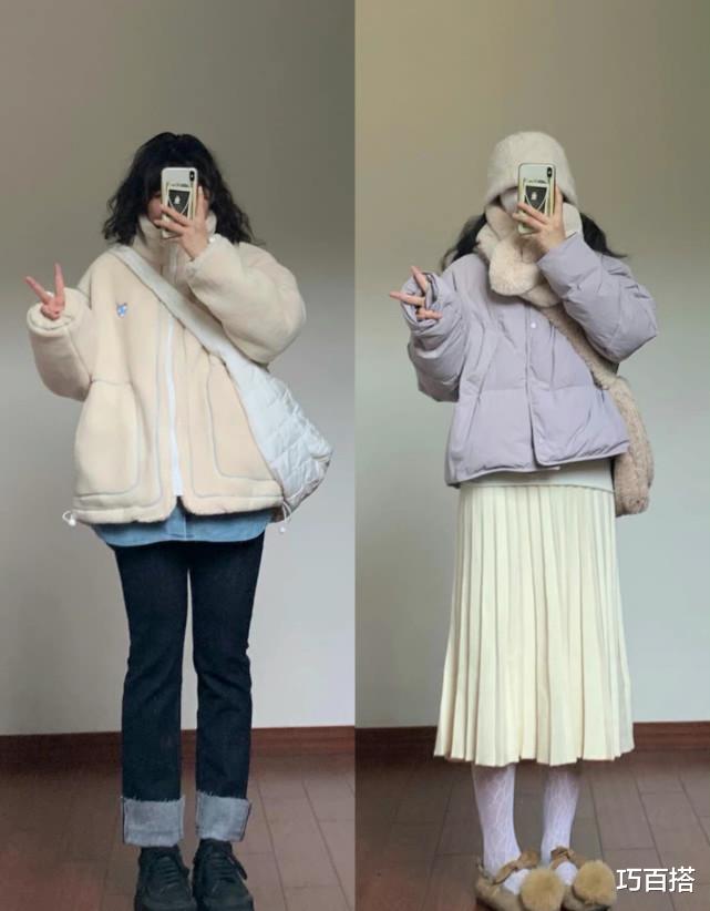 苦瓜 小个子女生过元旦，建议选择这3种搭配，可爱减龄很气质