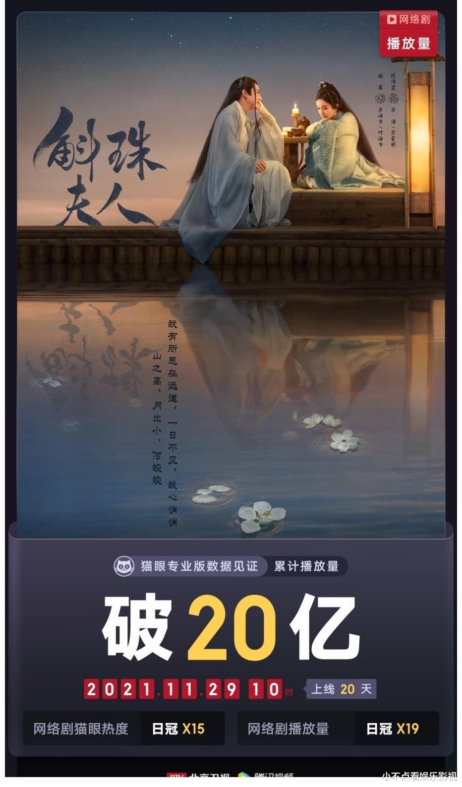 斛珠夫人|《斛珠夫人》口碑扑街？看看这再次突破的播放量我们在说