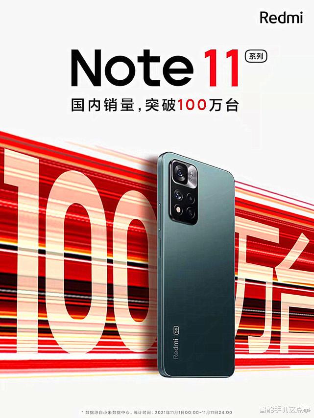 红米Note|红米Note11系列：销量正式破100万台，依旧是千元机标杆！