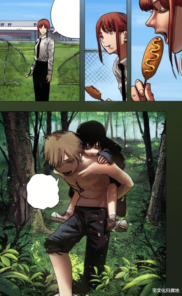 链锯人|又见神仙画画,国外粉丝自制《电锯人》上色版漫画