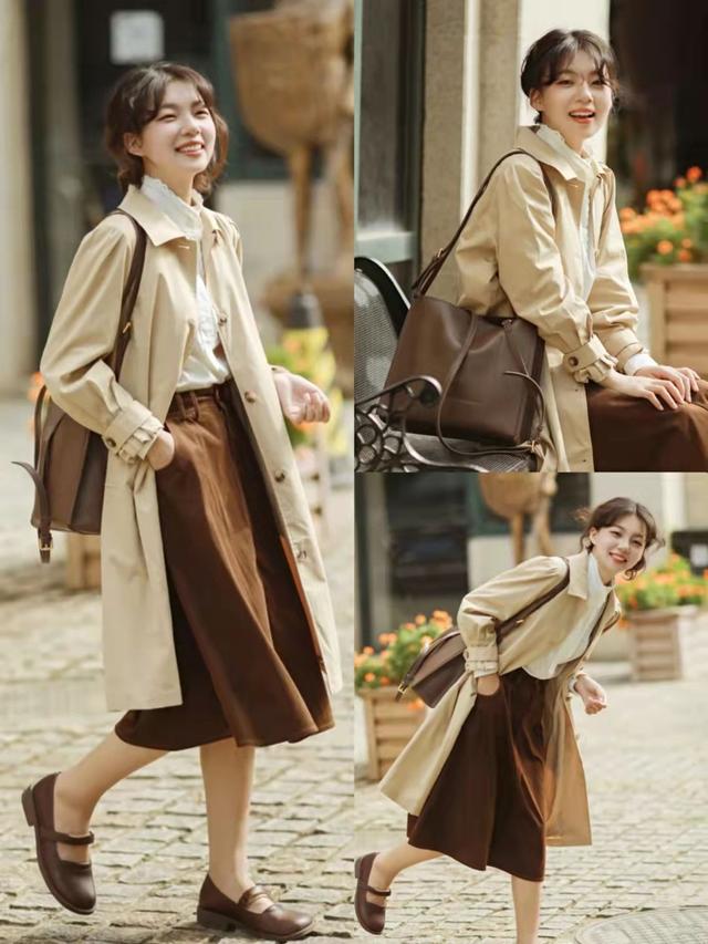 静静时尚达人 这个秋天“风衣”又火了！学会这几个穿搭小思路，简约且耐看