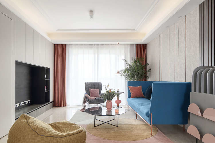 143平的精致空间，满足舒适的同时，让生活充满仪式感