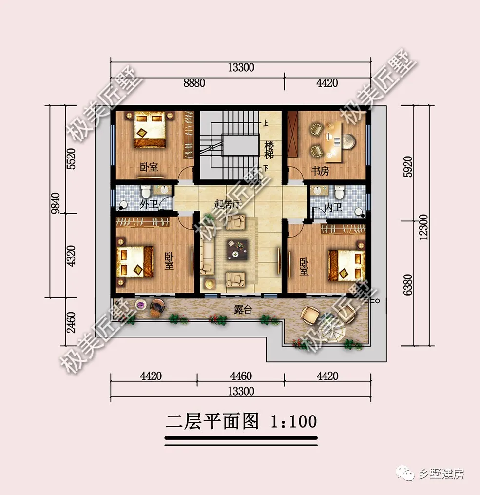 农村最受欢迎别墅，二层新中式，现代与传统的结合