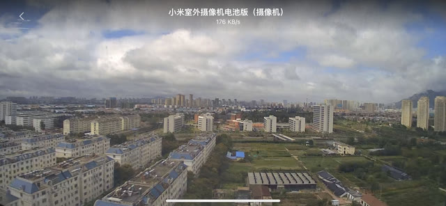 摄像机 内置大电池，无需打孔走线，小米室外摄像机给你满满的安全感