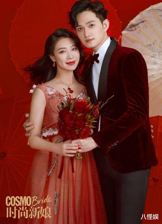 马可|马可和王丹妮婚纱照曝光，轻抚老婆孕肚甜蜜接吻，满脸幸福