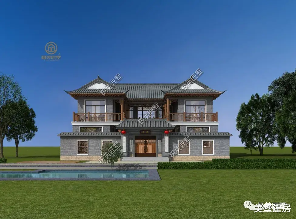 |百看不厌的中式小院,回乡建一栋,邻居看了都羡慕不已