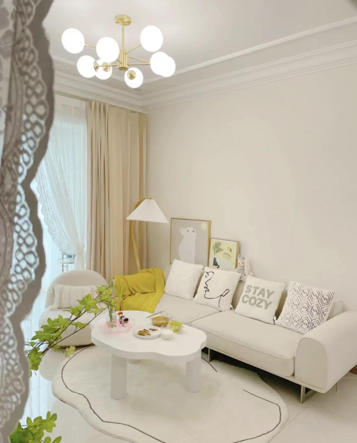 60㎡简约风小户型，本以为会十分拥挤，进门后才发现空间感有多棒