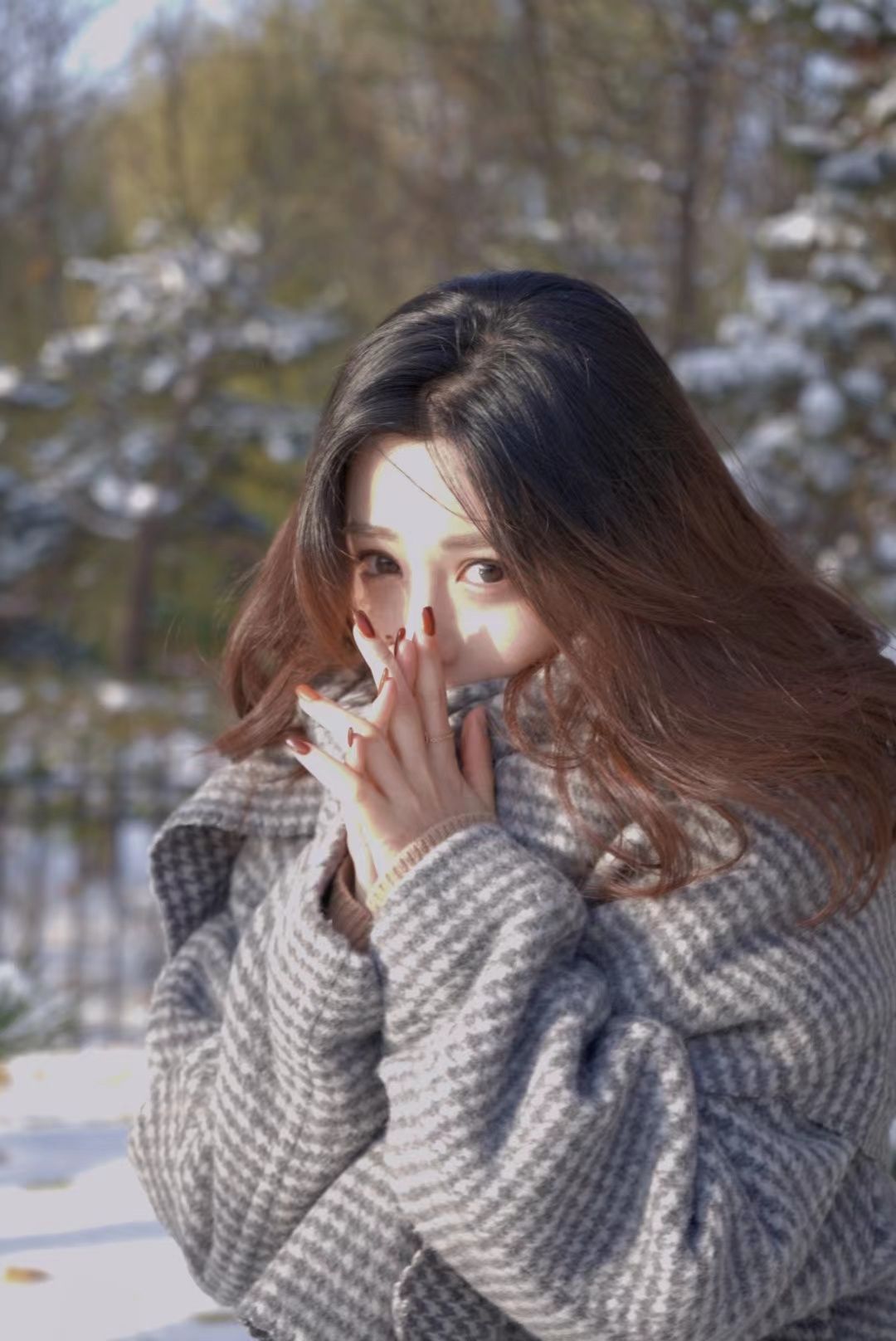 捉放曹|真·韩剧女主! 朱圣祎初雪氛围感美照发布