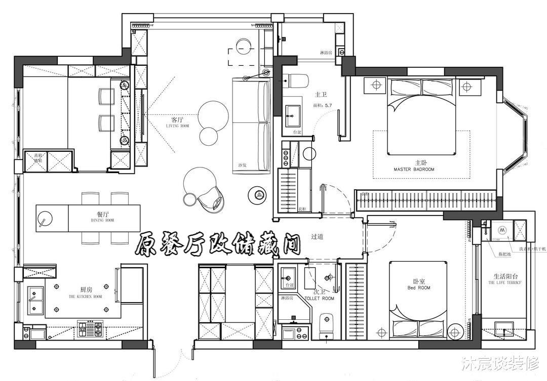 杭州这对夫妻家中的“8不要”，让室内显得开阔大气，美观又实用