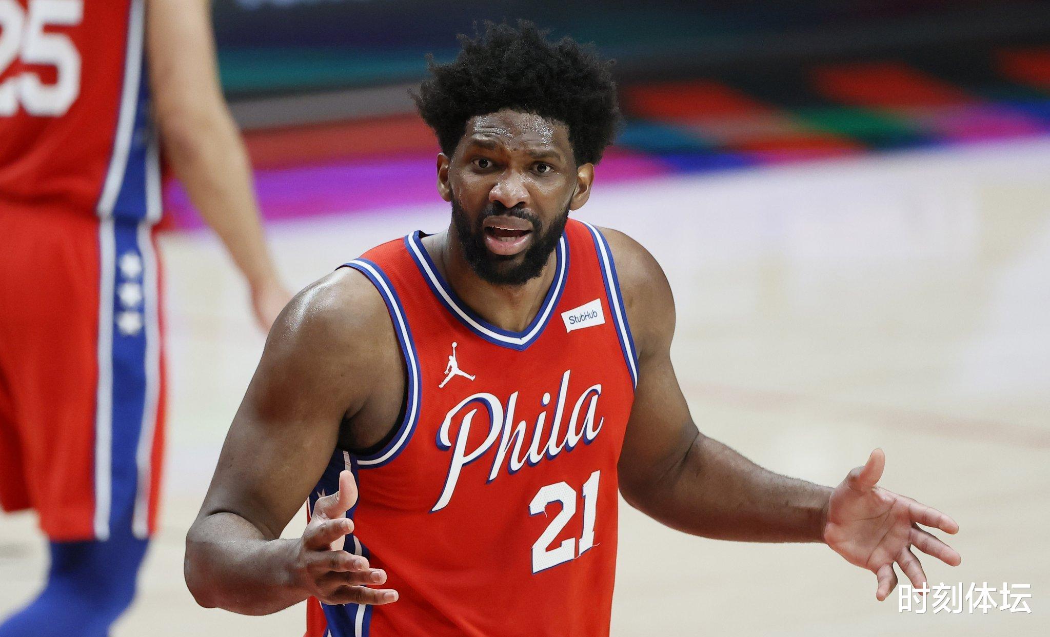 乔尔·恩比德|恩比德半月板撕裂,赛季报销!7年4次大伤,恩比德已不堪重任!