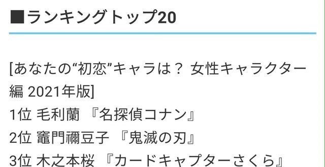 工藤新一|男性初恋动漫角色票选结果出炉，工藤新一夺冠，不愧是国民初恋