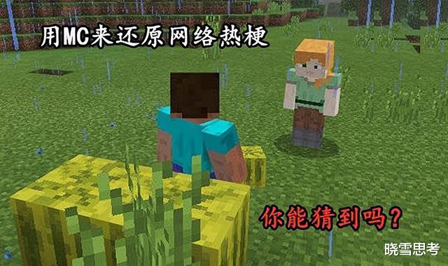 我的世界|我的世界：用MC来表达你的日常生活，现象生动，一看就懂