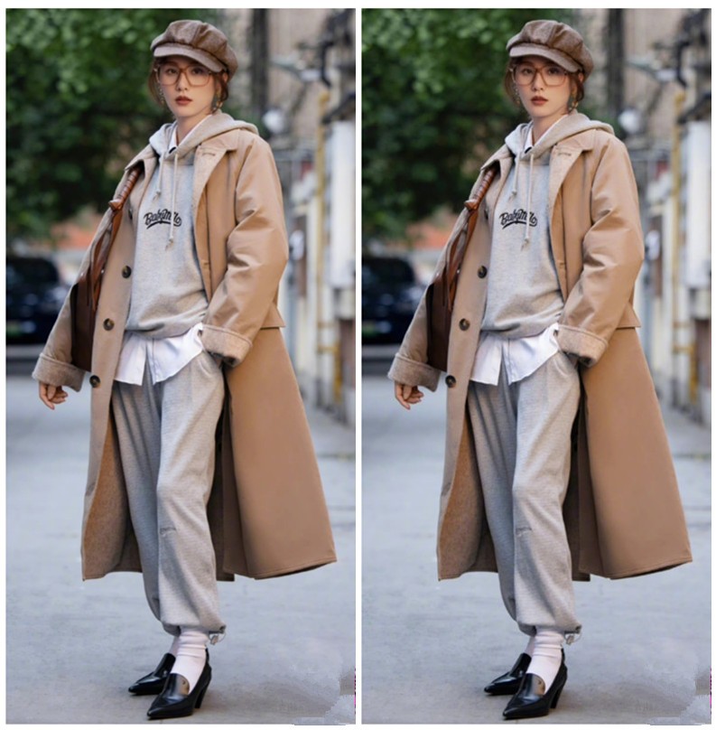 刘诗诗|刘诗诗罕见“翻车”，叠穿四层显臃肿，运动裤配高跟鞋让人看不懂