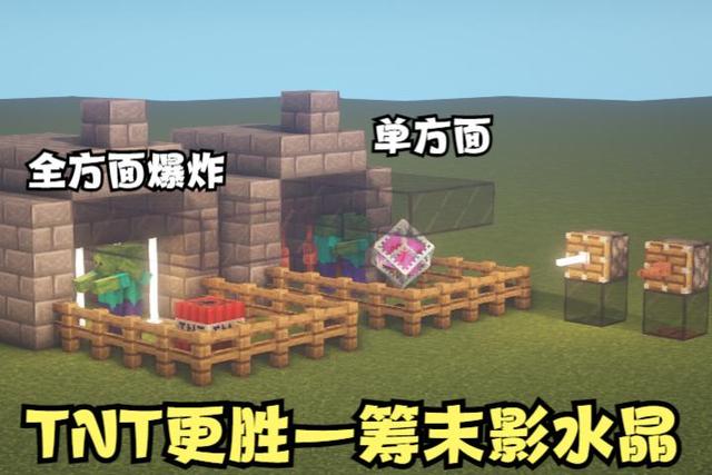 我的世界|我的世界:谣言止于智者,末地烛挡怪不挡人?老MC:放活塞不好吗