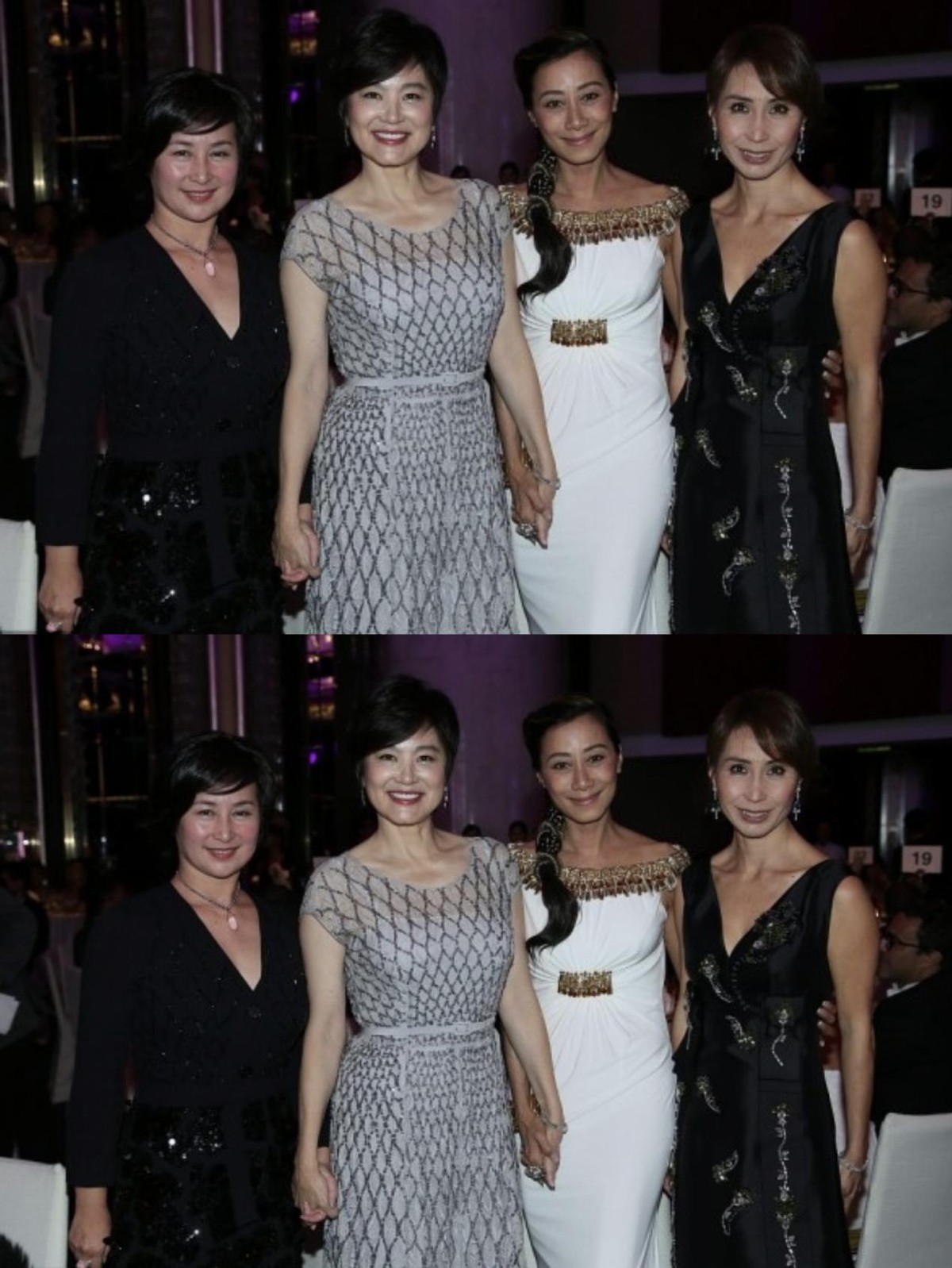 林青霞|林青霞真是时代的美人，穿“渔网裙”太美了，和老外合影气场真强