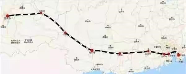 梅梅说事 广西4条对外高铁大通道，经过你们家么？包海、二湛、呼南、昆深