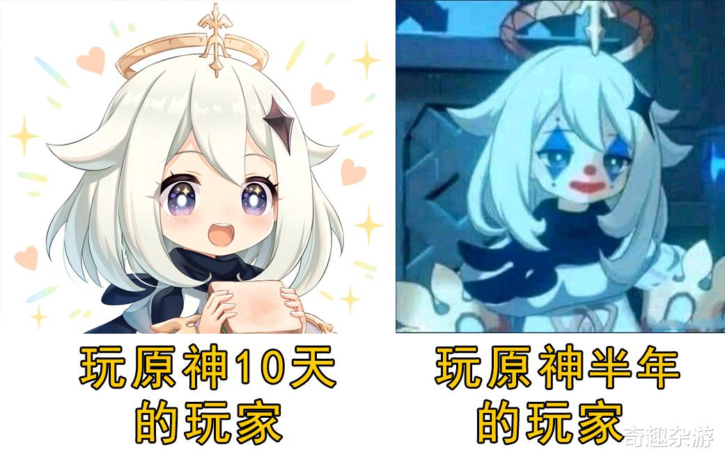 原神|原神：表情包演绎玩家开服前后现状，对比之下太过于真实！