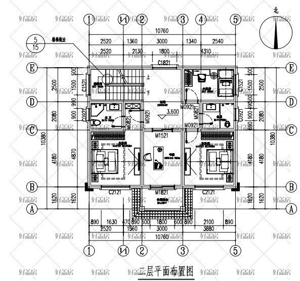 |新中式别墅效果图