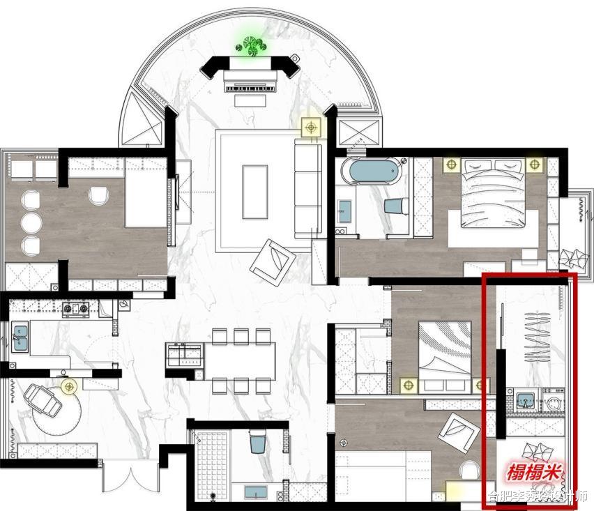 7米长阳台太值了，要不要隔断我不纠结，如今的效果别家只能羡慕