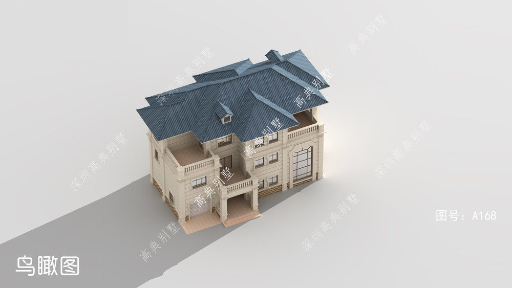 金木水火土别墅设计|养眼的欧式三层别墅，不仅造价经济，设计还唯美典雅。