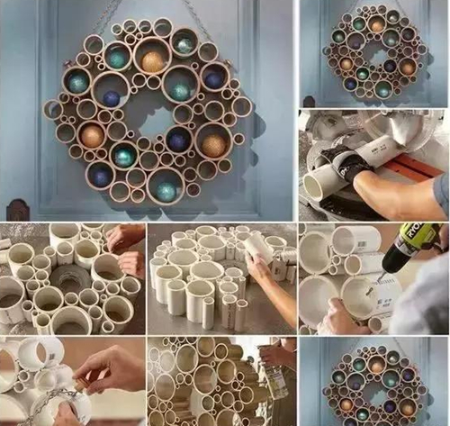 老婆把装修剩下的PVC管这样改，家里好几样家具都不用买了！