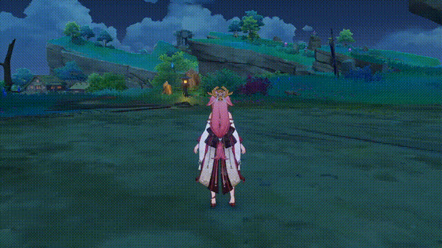 |原神八重神子实机演示曝光,暴力AOE雷属性法师