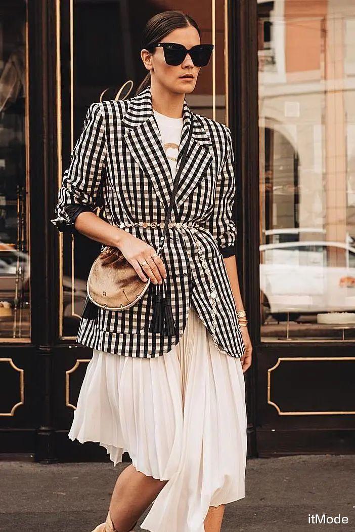 itMode|早秋必穿百褶裙，稳赢！