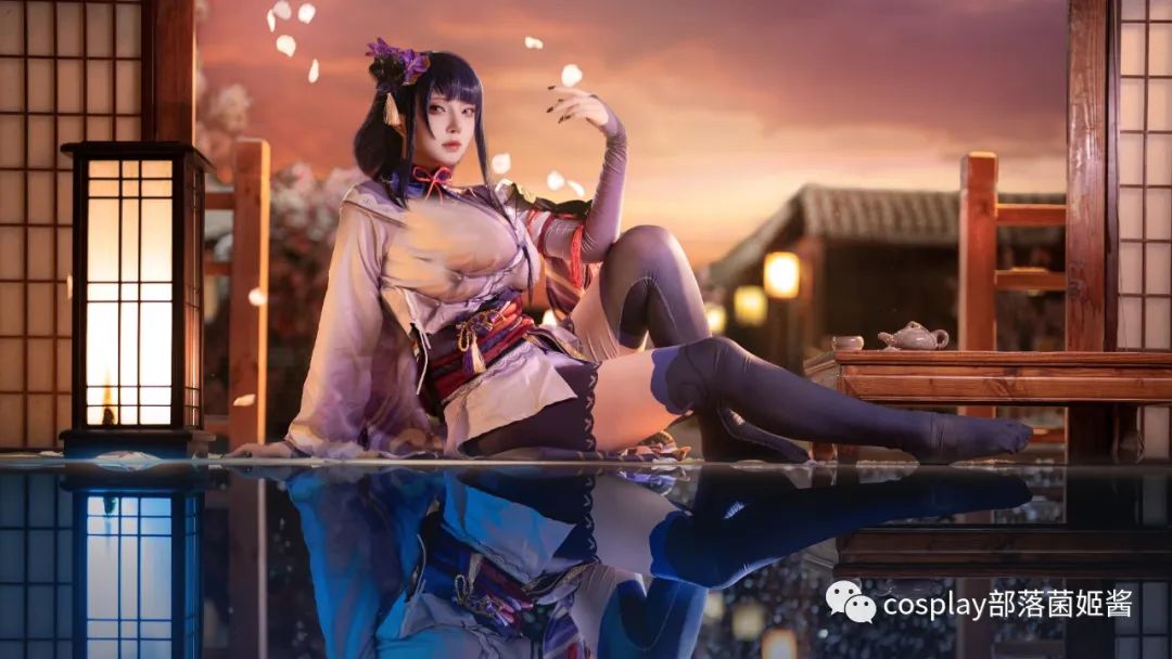|cos：原神雷电将军cos正片@菌烨