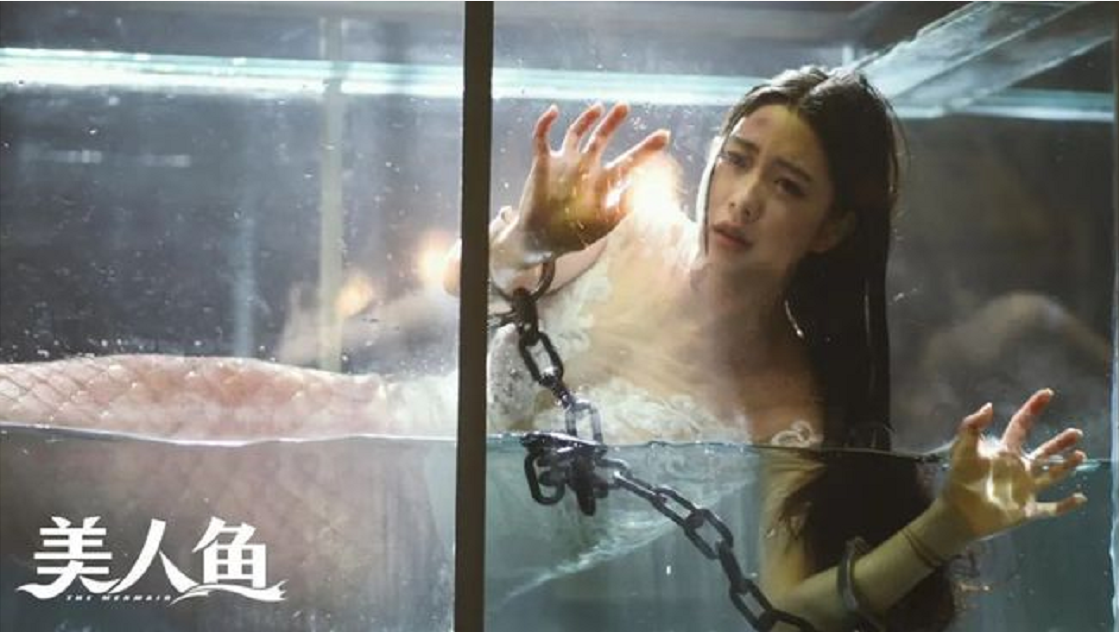 克拉拉曬《美人魚》預告片，當她從水裡起身那一刻，就已完勝林允-圖2