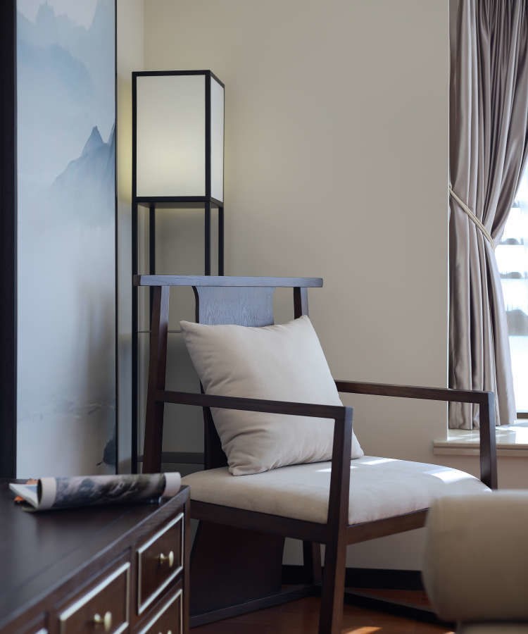 家居超人|一梯一户的复式楼房,清雅高洁带有中式魅力,打造别样的中式美居