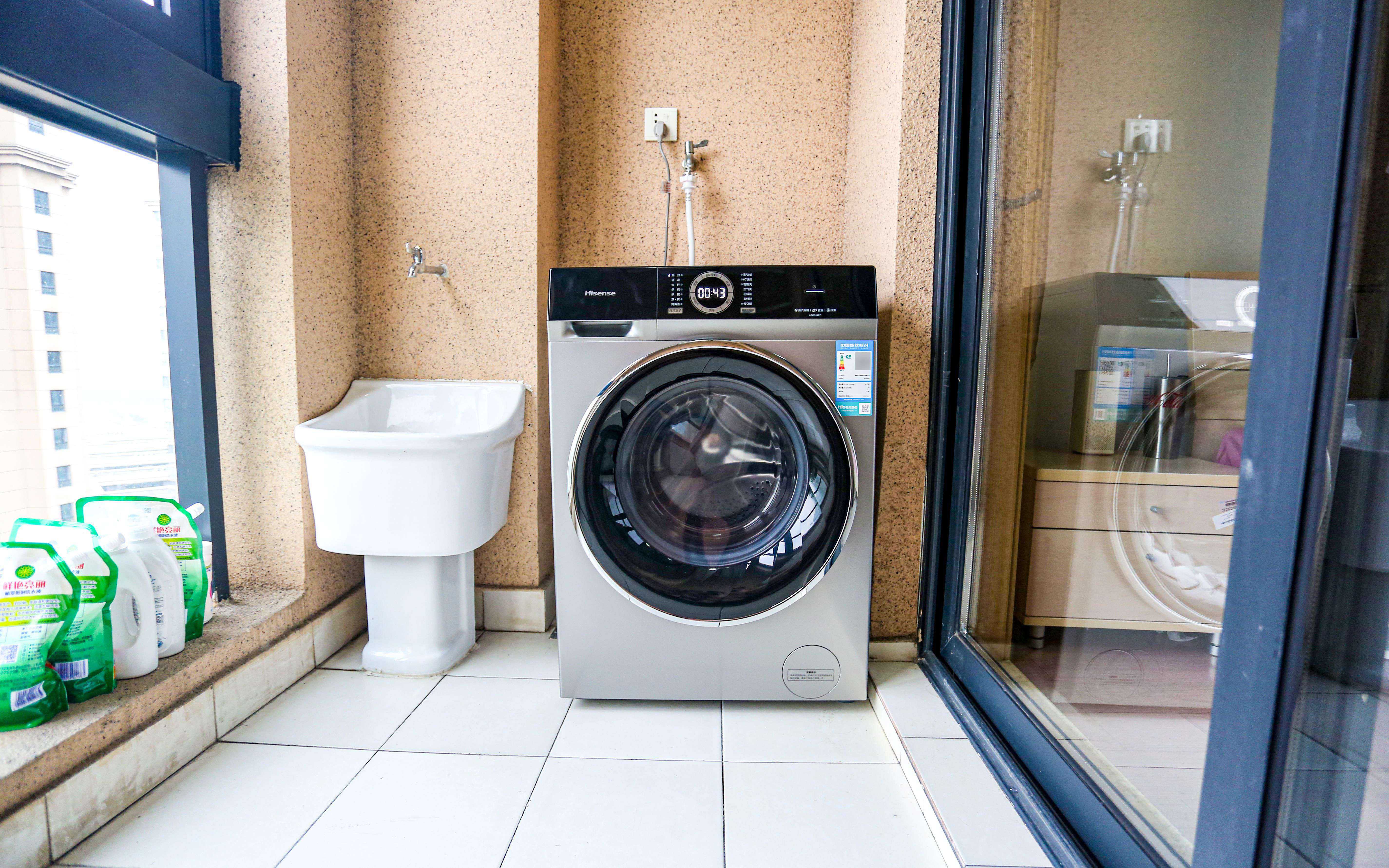 洗衣机|永磁DD直驱、微蒸烘干、除螨：海信HD1014FD蒸汽洗烘一体机测评