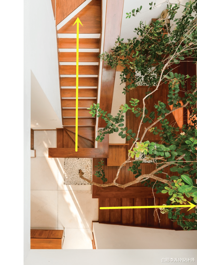 等买了别墅,我也要把天井+楼梯+休闲区组合一起,错层设计超漂亮
