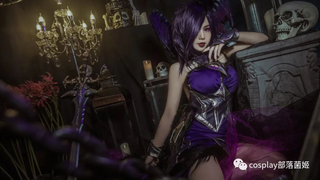 |cos：英雄聯盟莫甘娜原皮cos正片@嘟嚕嚕