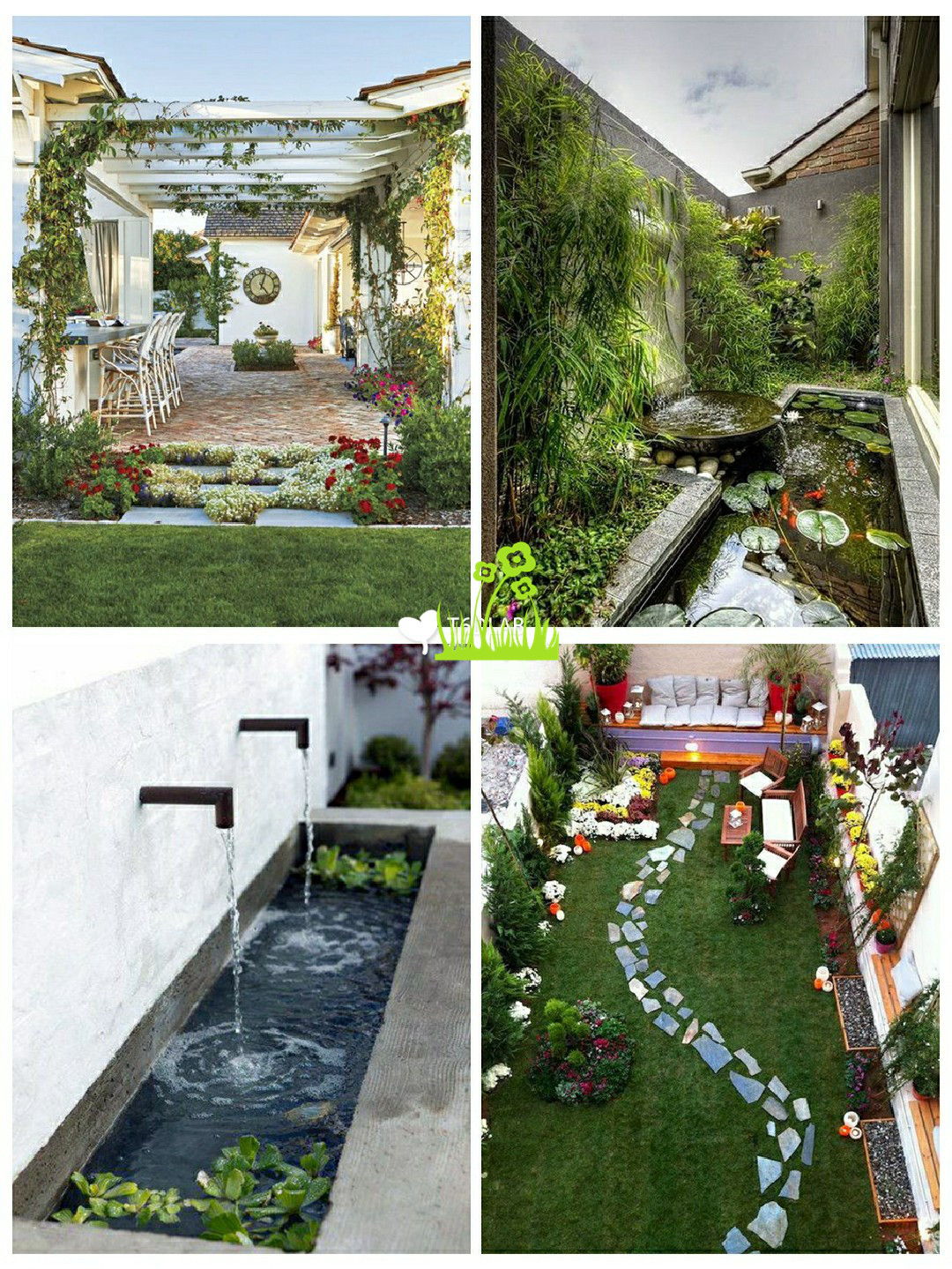 |小庭院装修：这36个小院设计，没有任何花里胡哨，自己就可以建