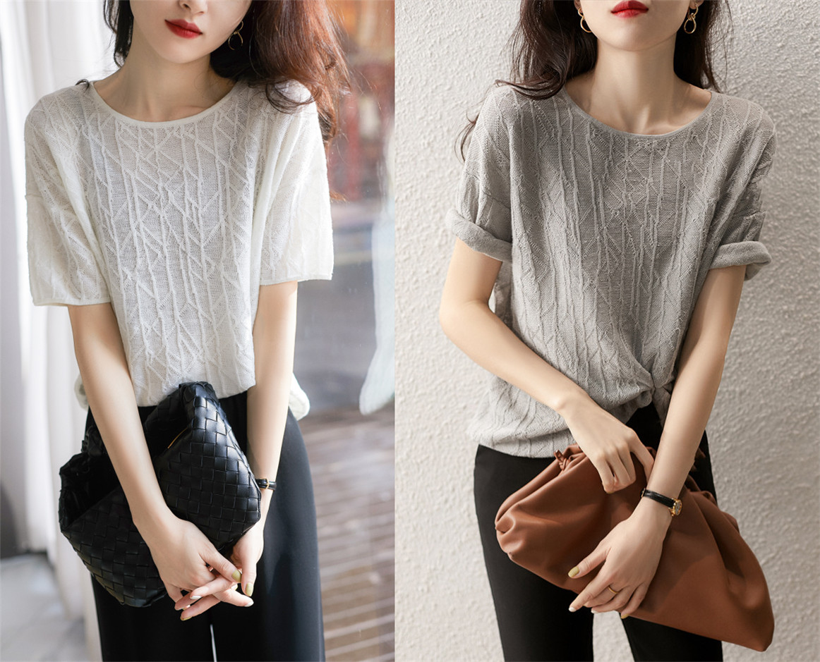 泰安秋子|夏日的“针织衫”怎么穿搭才显瘦?玩转轻薄衫,轻松美出新高度!