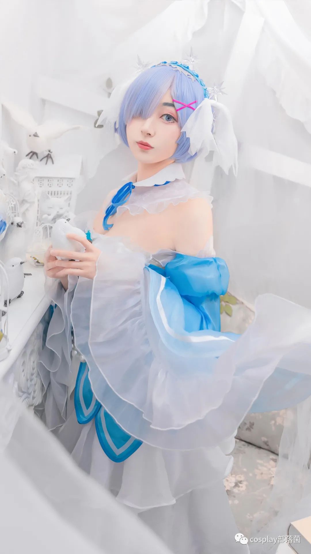 假面骑士利维斯|cos：蕾姆冰晶礼服cos正片@夏树酱