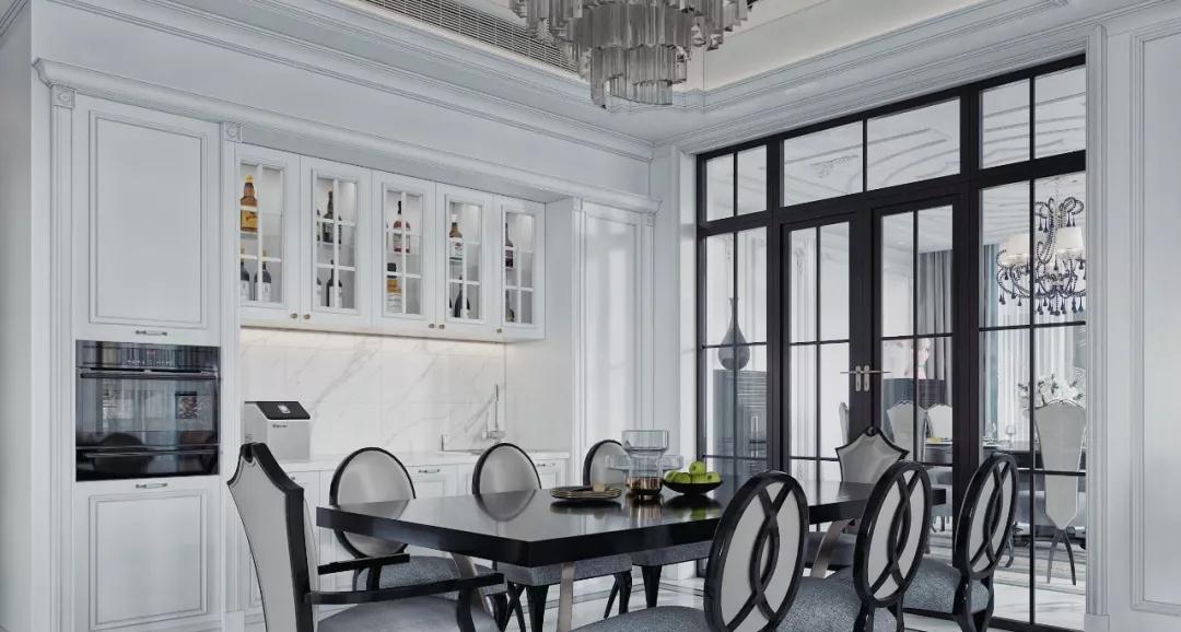 别再费劲选餐边柜了,“餐边柜+酒柜”才是餐厅“最实用”的款式