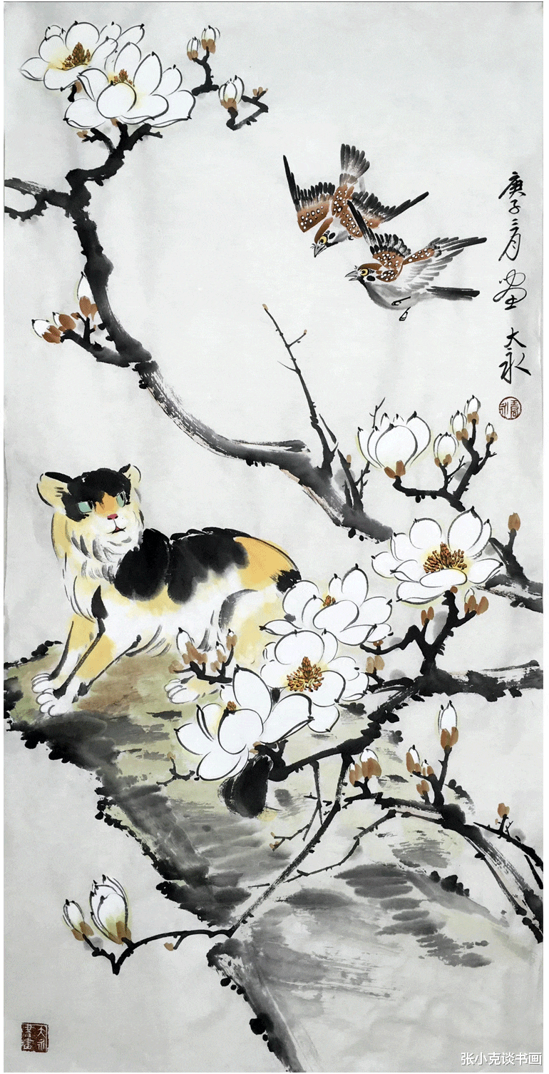 |卧室适合挂什么样的画，玉兰花的美好寓意知多少